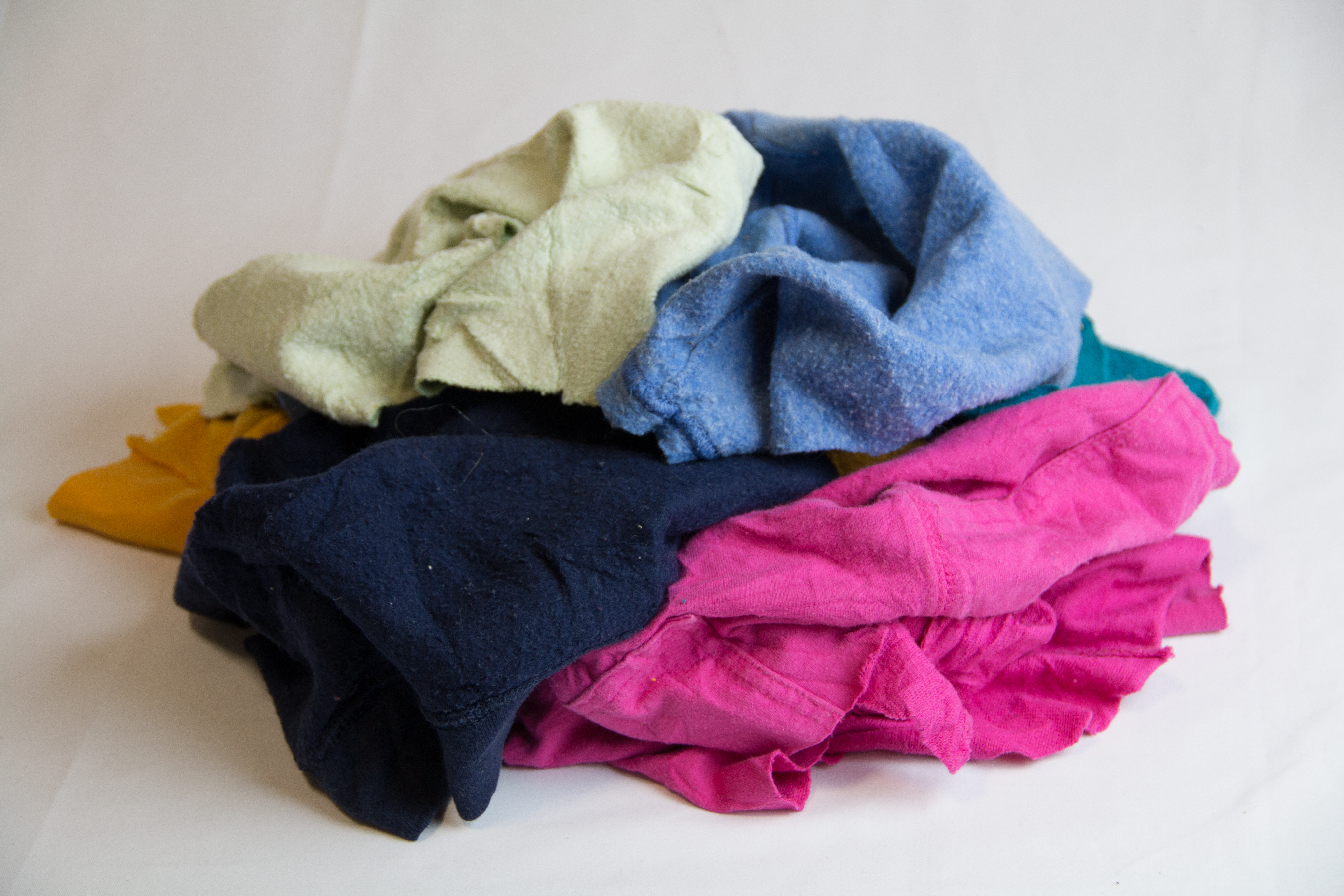 Reclaimed Colored Sweatshirt Rags - Rags